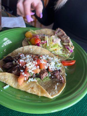 Carne Asada and Mahi Tacos