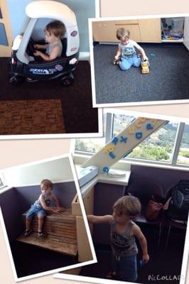 The only time my son has ever enjoyed waiting for a doc!