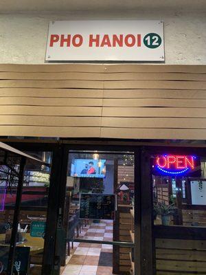 Pho Hanoi 12 on the first floor