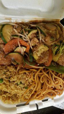 The shrimp chop suey lunch special.