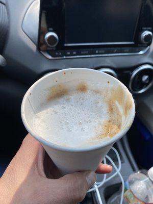 Pathetic cappuccino.