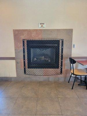 The only Jack in the Box I have ever seen with the fireplace, pretty cool!