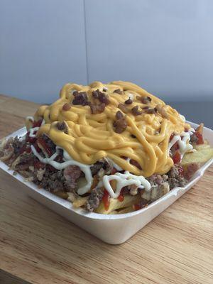 Steak loaded fries