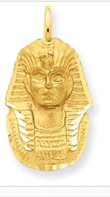 14k Gold Pharaoh Charm available with us