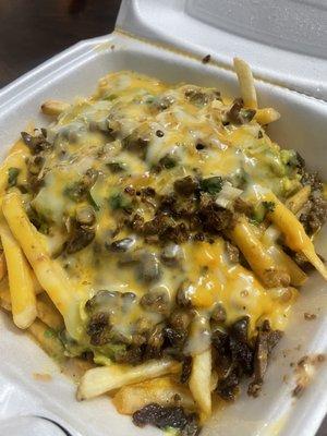 No filter. Asada fries with everything.