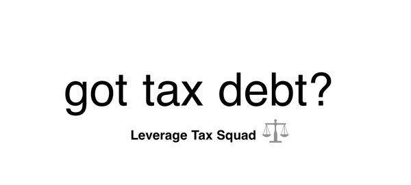 Got tax debt logo (all rights reserved)