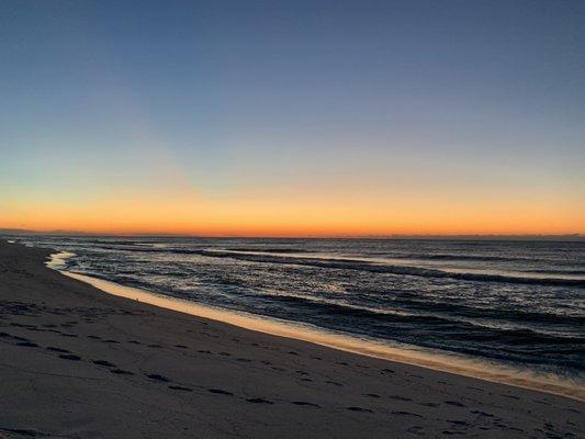 Sunrise on the beach is the best