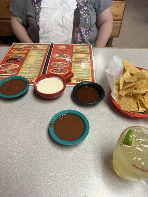 1st course. Best Queso Dip in the metro.