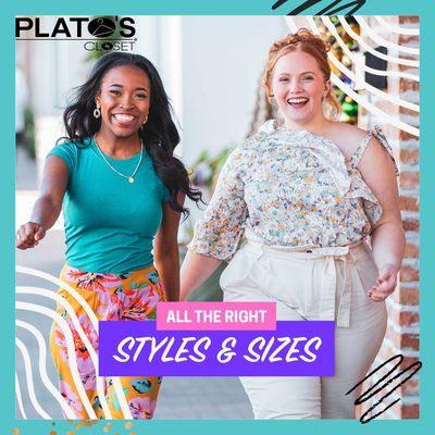 We buy girls' sizes 00 to 30 and up to 6X and guys' sizes XS to 3X and 28" to 40" waist!