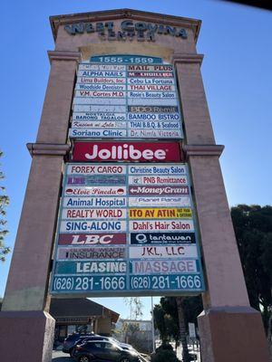 Pylon signage