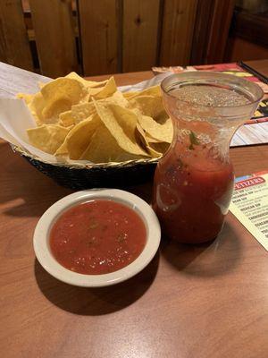 Complimentary Chips and Salsa