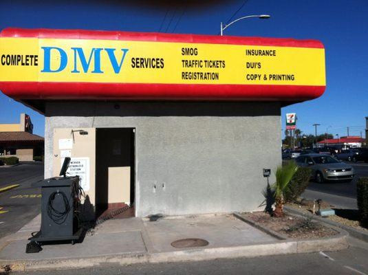 Drive thru smog check