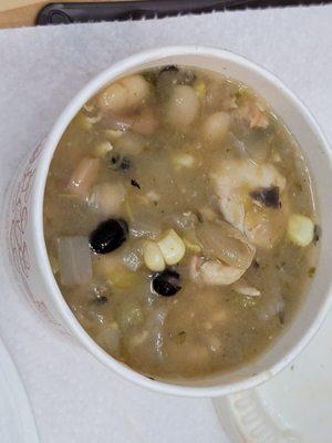 White chicken chili