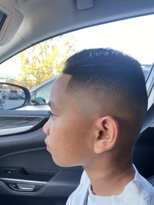 Combover fade