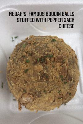 Fried boudin balls.