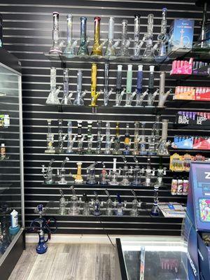 Luxurious glass bongs