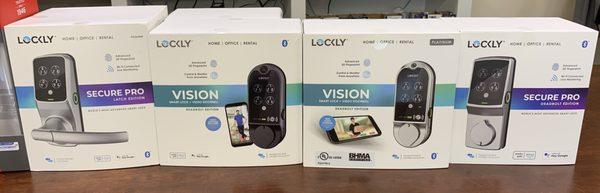 Get your lockly today. Store up to 99 fingerprints, remote access with the app. Great for offices, rentals, and homes. 10% off in store!