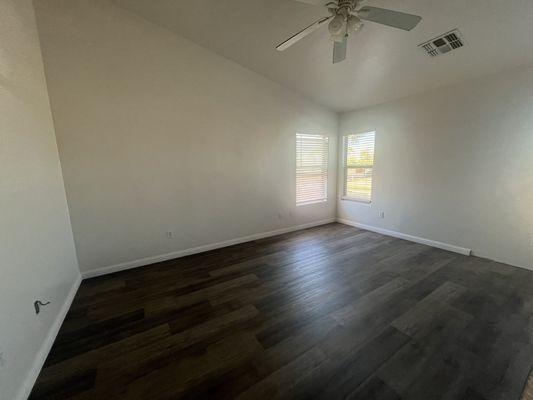 Master bedroom floor