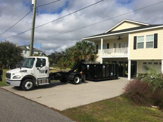 20 yard dumpster rental in Myrtle Beach