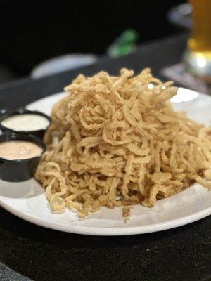 Onion straws