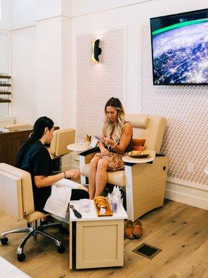 The Studio, manicures and pedicures in a beautiful and calming space.