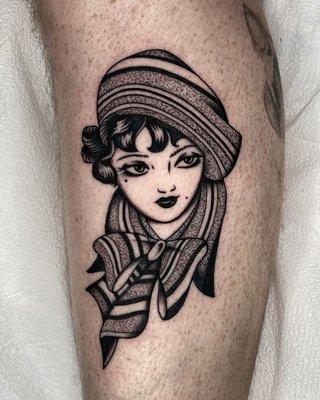 By Judd Bowman done at Tiger Club Tattoo in Honolulu Hawaii.