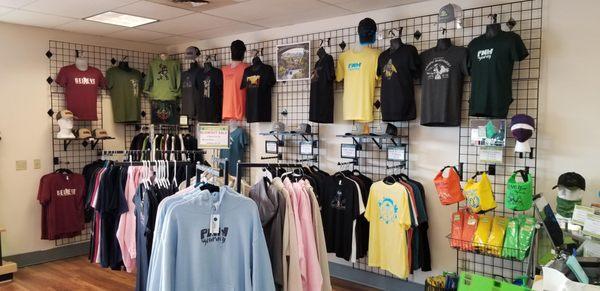 PNW Journey apparel wall