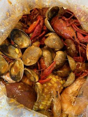 Kickin Combo #1 (Crawfish, Shrimp, & Clams)