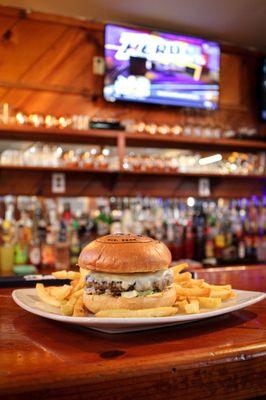 Cheeseburger with French Fries