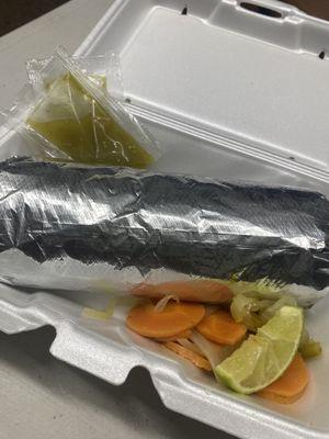 Veggie burrito