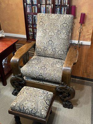 This is my grandmother's chair that is over 100 years old.