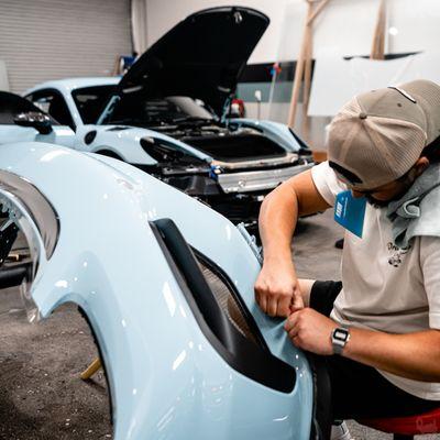 2024 Porsche GT4RS Full Body XPEL Paint Protection Film. Ultimate Install by disassembling the vehicle