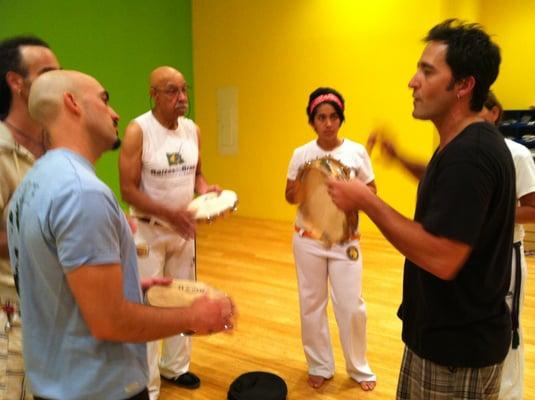 Pandeiro class with Marcel Menard