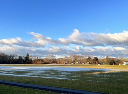 Walking track and field