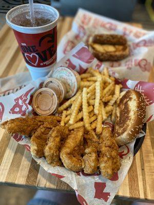 Chicken tenders- Caniac Combo