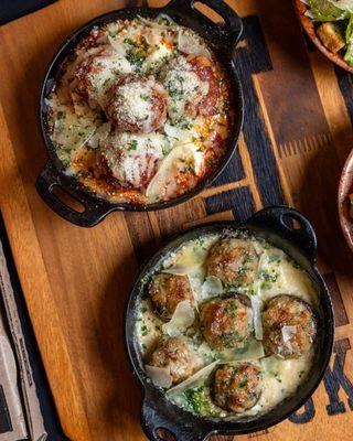 Nonna's Meatballs & Stuffed Mushrooms