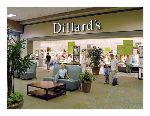 Dillard's at Hot Springs Mall.