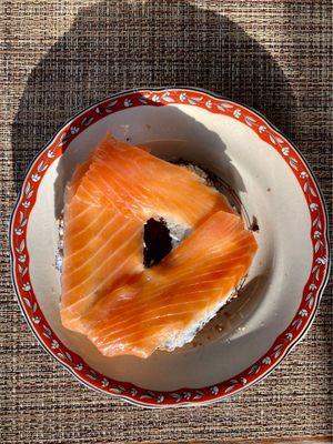 Everything with cream cheese + lox