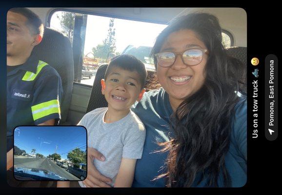 Richard and my really Excited toddler