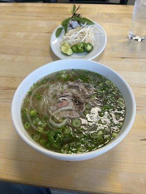 Rare beef pho