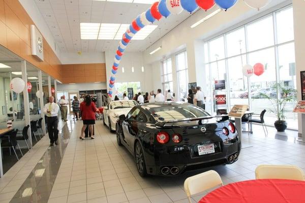 Stadium Nissan Grand Reopening Showroom celebration