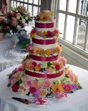 Cake...made of flowers