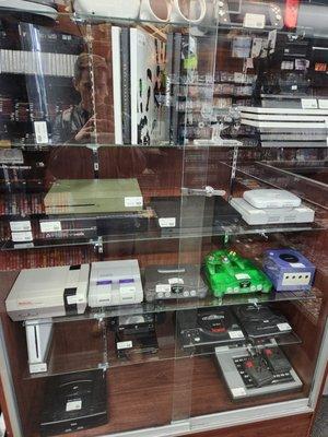 The consoles for sale - great selection, especially of PS4's