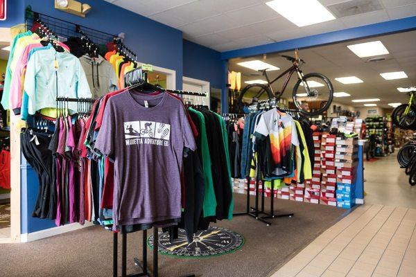 Interior of the Marietta Adventure Company shop. Photo by Nate Knobel.