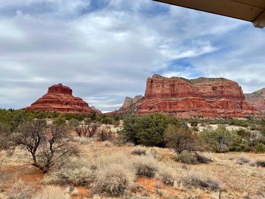 View on a hike that starts right outside the Bed and Breakfast!