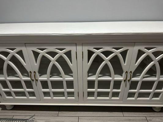 A white credenza that was not what I ordered