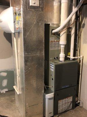 American Standard furnace and A/C installation