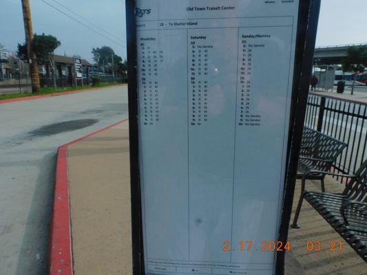 Bus 28 schedule is one that takes you on the weekday and the weekend with trips on the weekends every half an hour.