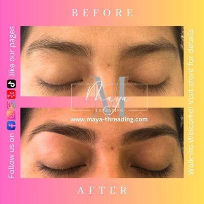 Brows Threading at Maya Threading