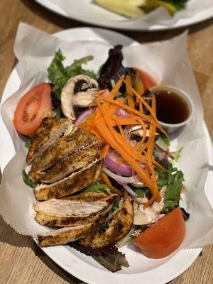 House Salad with chicken